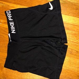 black nike pros